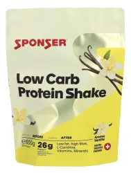 Sponser Low Carb Protein Shake Vanilla 500 g Proteinpulver Beige, Herren, Größe: 0