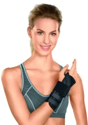Sporlastic Manu Hit L 18cm links schwarz