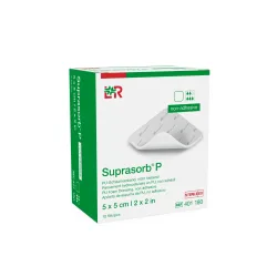 Suprasorb P PU-Schaumverband 5x5cm steril nicht klebend 10 Stk