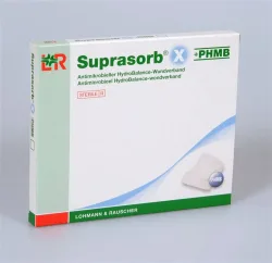 Suprasorb X + Phmb HydroBalance-Wundverband 14x20cm antimikrobiell 5 Stk