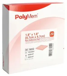PolyMem Wundverband 4.7x4.7cm non Adhesiv steril (20 Stk)