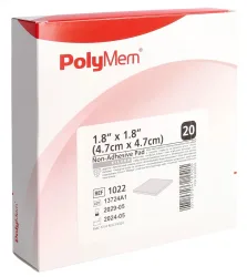 PolyMem Non Adhesive Silver Dressing 4.7x4.7cm 20 Stk