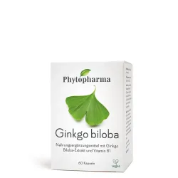 Phytopharma Ginkgo biloba Kapseln (60 Stk)