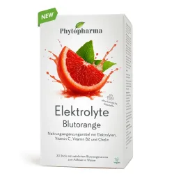 Phytopharma - Elektrolyte Blutorange Sticks, 30 Stück