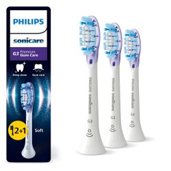 Philips Sonicare Ersatz Aufsteckbürsten Premium Gum Care G3 Hx9053/87 3 Stück