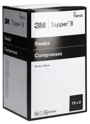 Topper 8 NW Kompressen 10x10cm steril 150 Stk