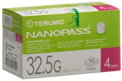 TERUMO Pen Nadel NANOPASS 32.5G 0.22x4mm (100 Stk)