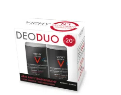 Vichy Homme Deo empfindliche Haut 48H Duo 2 Roll-on 50 ml