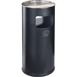 undefined, Kombiascher Volumen 37 l, HxØ 700 x 320 mm, Stahlblech granit