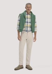 hessnatur Herren Jeans BEN Regular Straight aus Bio-Denim mit Hanf - naturfarben Grösse32/34