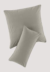 hessnatur Perkal Kissenbezug aus Bio-Baumwolle - beige Grösse40x40 cm