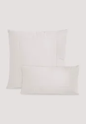 hessnatur 3-Kammer Kopfkissen Schurwolle-Hanf - natur - Größe 40x80 cm 500g