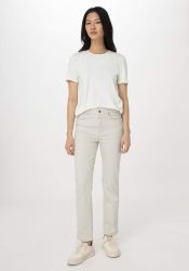 hessnatur Damen Jeans BEA High Rise Straight aus Bio-Denim mit Hanf - naturfarben Grösse33/30