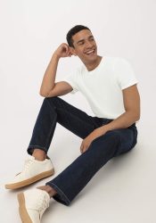 hessnatur Herren Jeans BEN Regular Straight aus Bio-Denim - blau Grösse28/30