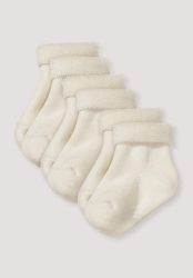 hessnatur Baby Plüsch Socken aus Bio-Baumwolle - naturfarben Grösse23-26