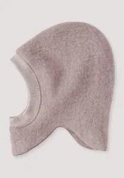 hessnatur Baby Wollfleece Mütze aus Bio-Merinowolle - lila - Größe 49-51 cm Kopfumfang