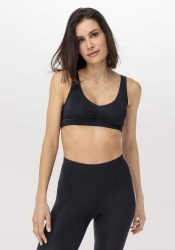 hessnatur Damen Bustier PURE BALANCE aus Bio-Baumwolle und TENCEL™ Modal - schwarz Grösse38