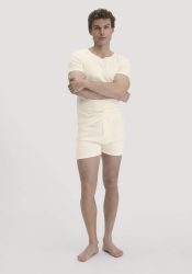 hessnatur Herren Boxershorts PURE NATURE aus Bio-Baumwolle - naturfarben Grösse8 = XXL