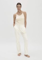 hessnatur Damen Schlafhose PURE NATURE aus Bio-Baumwolle - naturfarben Grösse34