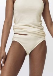hessnatur Damen Slip Regular Cut im 2-Pack PURE COTTON aus Bio-Baumwolle - naturfarben Grösse36