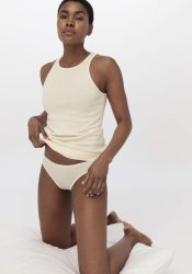 hessnatur Damen Slip Low Cut im PURE COTTON aus Bio-Baumwolle - naturfarben Grösse38