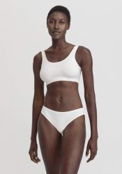 hessnatur Damen Slip Regular Cut COTTON FEEL aus Bio-Baumwolle - weiß Grösse40