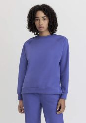hessnatur Damen Sweatshirt Oversize aus Bio-Baumwolle - blau GrösseXS