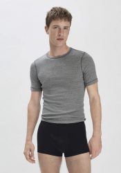 hessnatur Herren Pants Regular Cut COTTON MIX aus Bio-Baumwolle - schwarz Grösse6 = L