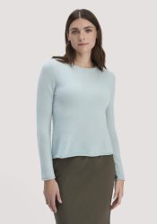 hessnatur Damen FTC × HESSNATUR Pullover Regular aus Cashmere - grün GrösseXS