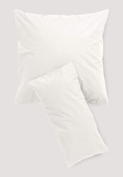 hessnatur Satin Kissenbezug aus Bio-Baumwolle - weiß - Größe 40x80 cm