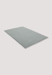 hessnatur Frottier Badematte aus Bio-Baumwolle - grün Grösse50x80 cm
