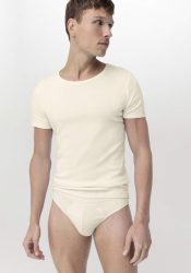 hessnatur Herren Slip Regular Cut im PURE NATURE aus Bio-Baumwolle - naturfarben Grösse5 = M