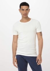 hessnatur Herren T-Shirt im PURE NATURE aus Bio-Baumwolle - weiß Grösse5 = M