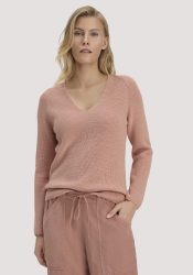 hessnatur Damen Strick Pullover Regular aus Bio-Baumwolle - rosa GrösseM