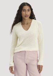 hessnatur Damen Strick Pullover Regular aus Bio-Baumwolle - beige GrösseM