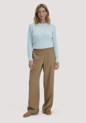 hessnatur Damen Hose Wide Leg aus TENCEL™ Lyocell - braun Grösse38