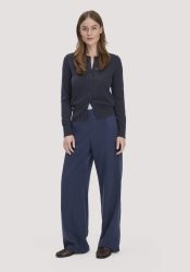 hessnatur Damen Hose Wide Leg aus TENCEL™ Lyocell - blau Grösse42