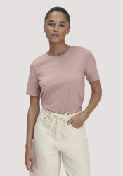 hessnatur Damen T-Shirt Regular aus Regenerative Organic Cotton (ROC) - rosa Grösse46