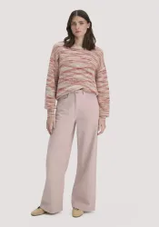 hessnatur Damen Jeans VONNA Super Wide Leg aus Bio-Baumwolle mit TENCEL? Lyocell - rosa - Größe 28/34