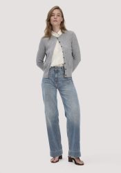 hessnatur Damen Jeans GIERA Straight Relaxed aus Bio-Denim - blau Grösse32/32