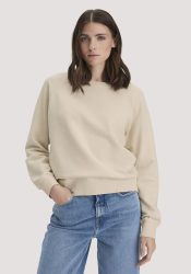 hessnatur Damen Sweatshirt Oversize aus Bio-Baumwolle - beige GrösseS
