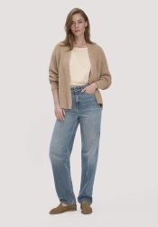 hessnatur Damen Jeans NIVA Tapered Leg aus Bio-Baumwolle - blau Grösse31/32