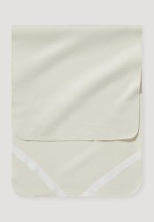 hessnatur Baby Moltonauflage aus Bio-Baumwolle - naturfarben Grösse40cm x 90 cm
