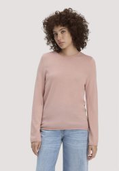 hessnatur Damen Strick Pullover Regular aus Bio-Merinowolle - rosa GrösseXL
