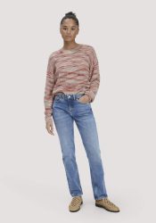 hessnatur Damen Jeans MARIE Straight aus Bio-Denim - blau Grösse27/30