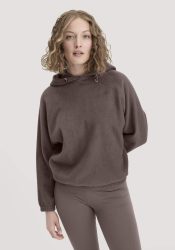 hessnatur Loungewear Softfleece Hoodie Oversize ACTIVE COMFORT aus Bio-Baumwolle - lila GrösseM
