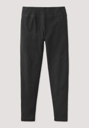 hessnatur Kinder Leggings aus Bio-Baumwolle - schwarz Grösse134/140