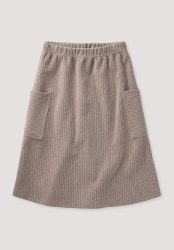 hessnatur Kinder Fleece Rock BETTER RECYCLING aus Bio-Baumwolle - orange Grösse122/128