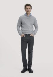 hessnatur Herren Jeans BEN Regular Straight BETTER RECYCLING aus Bio-Denim - schwarz Grösse36/32
