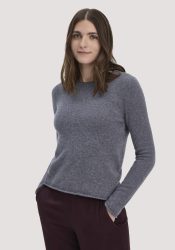 hessnatur Damen FTC × HESSNATUR Pullover Regular aus Cashmere - grau GrösseS